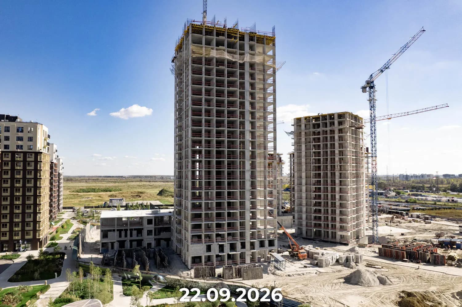 ЖР Мириады: ход строительства, сентябрь 2026
