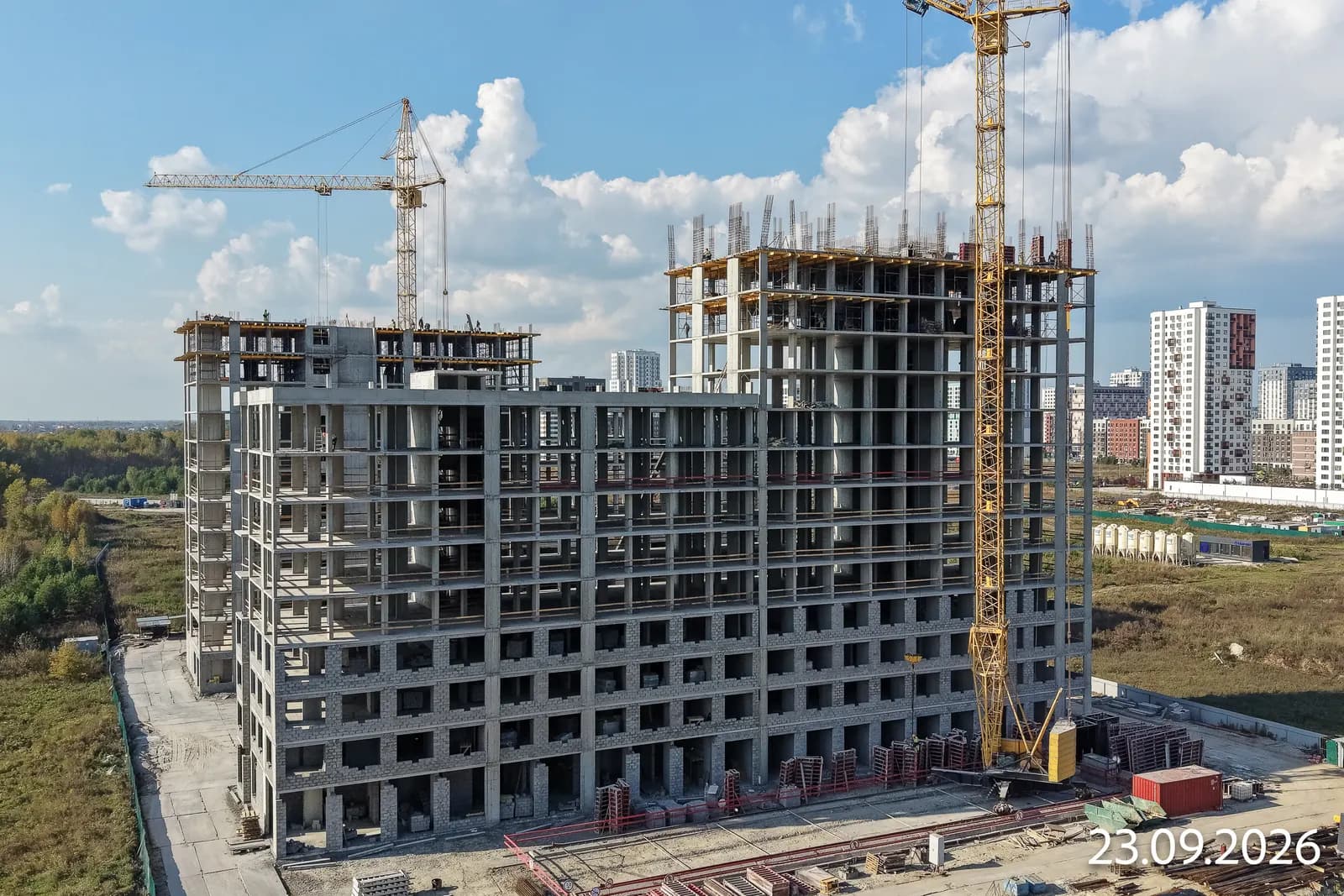 Скандиа. Квартал у Леса: ход строительства, сентябрь 2026