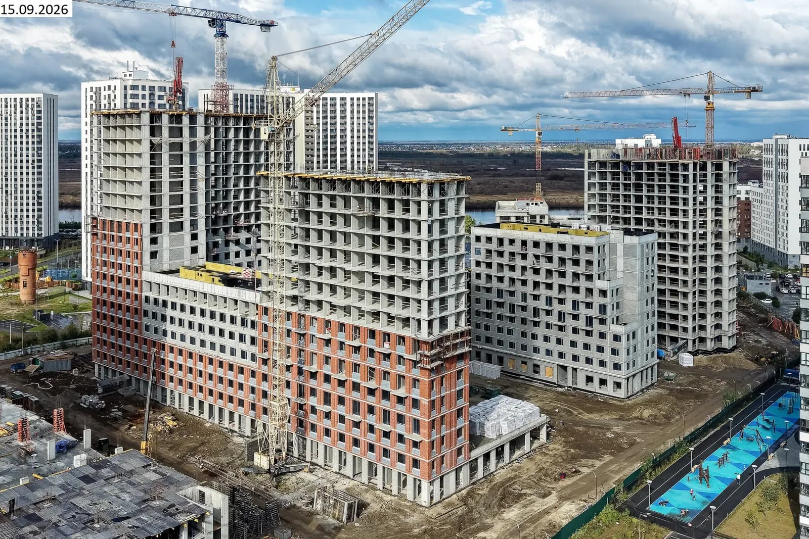 Остров-сад: ход строительства, сентябрь 2026