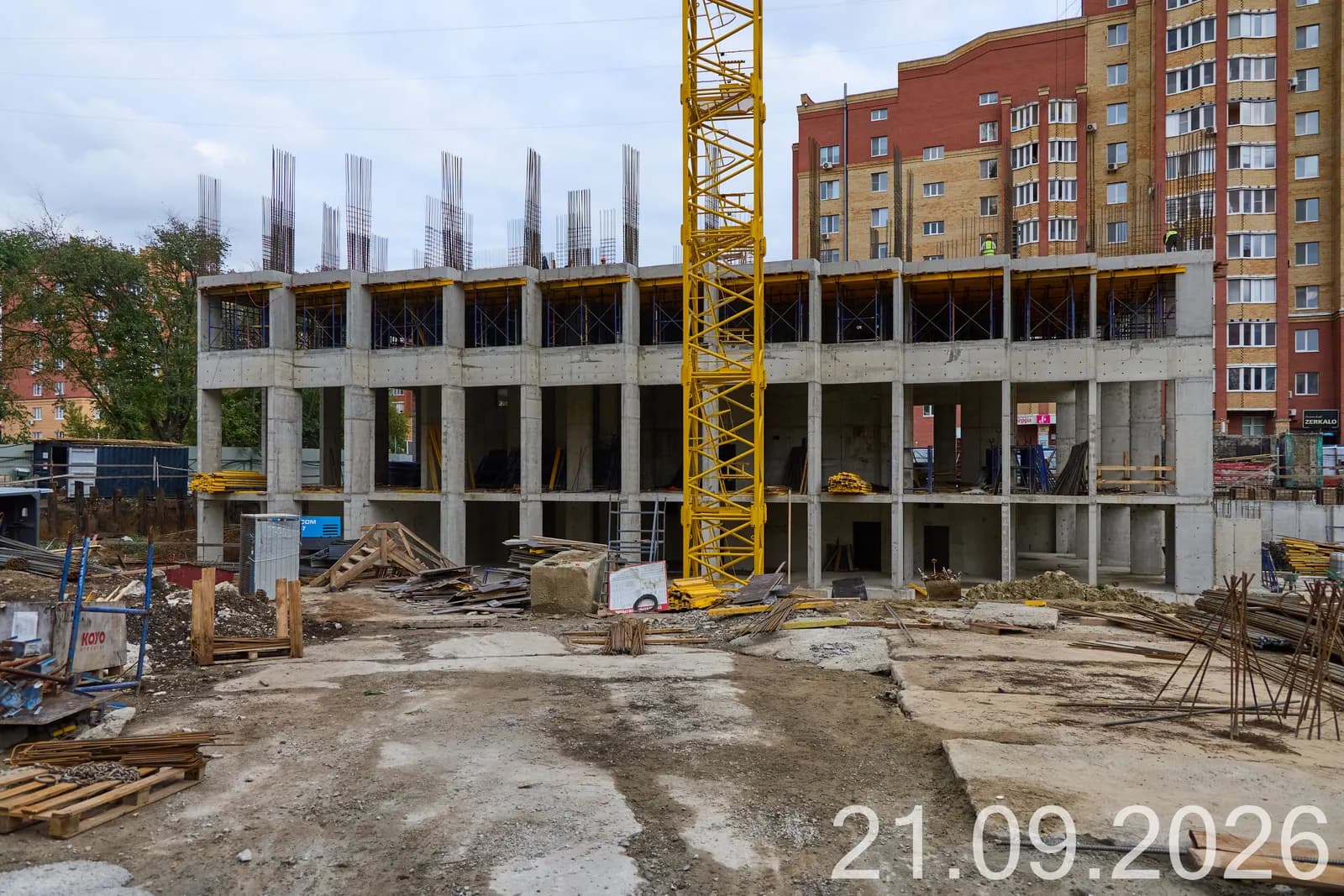 Темплин: ход строительства, сентябрь 2026