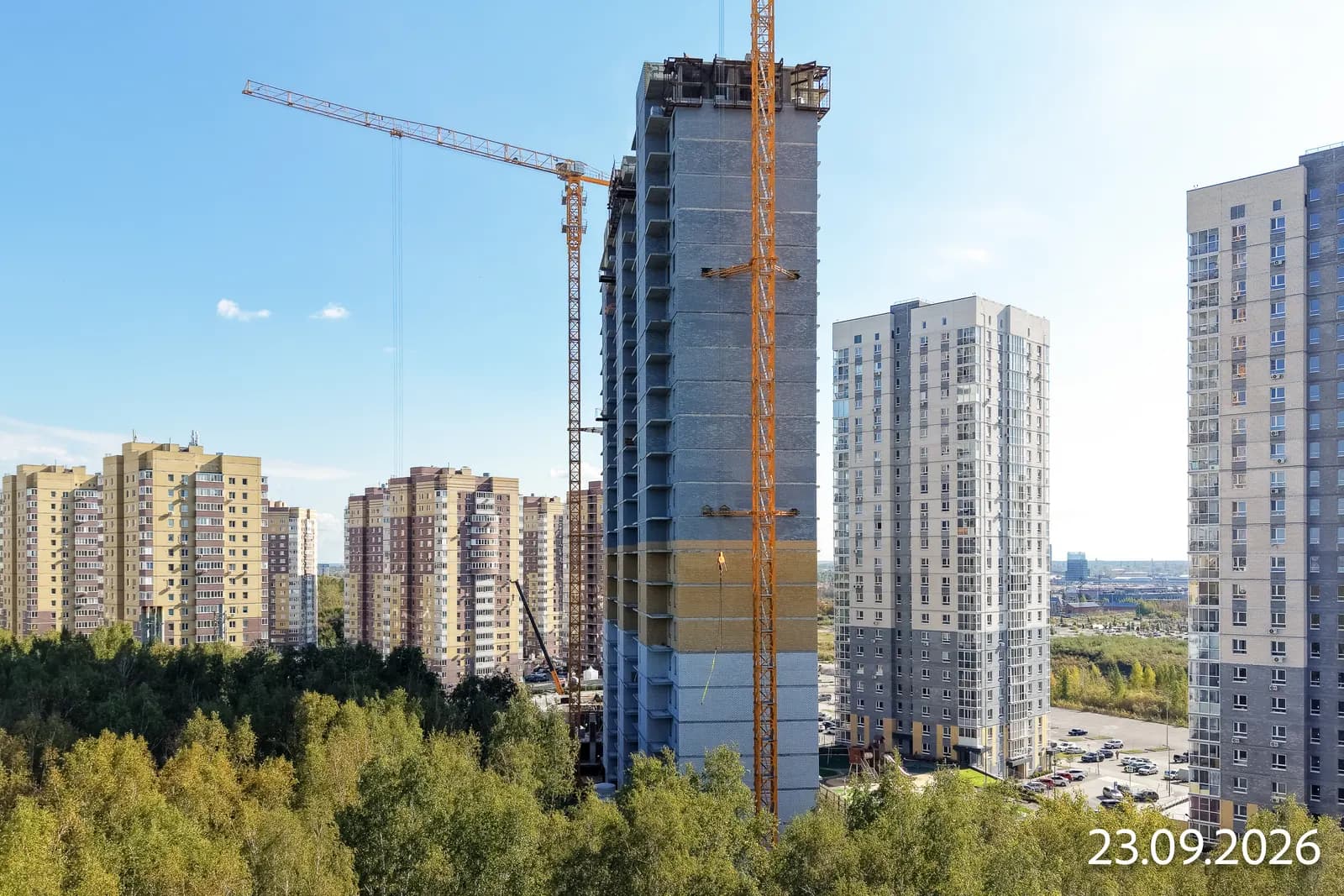 Горизонт: ход строительства, сентябрь 2026