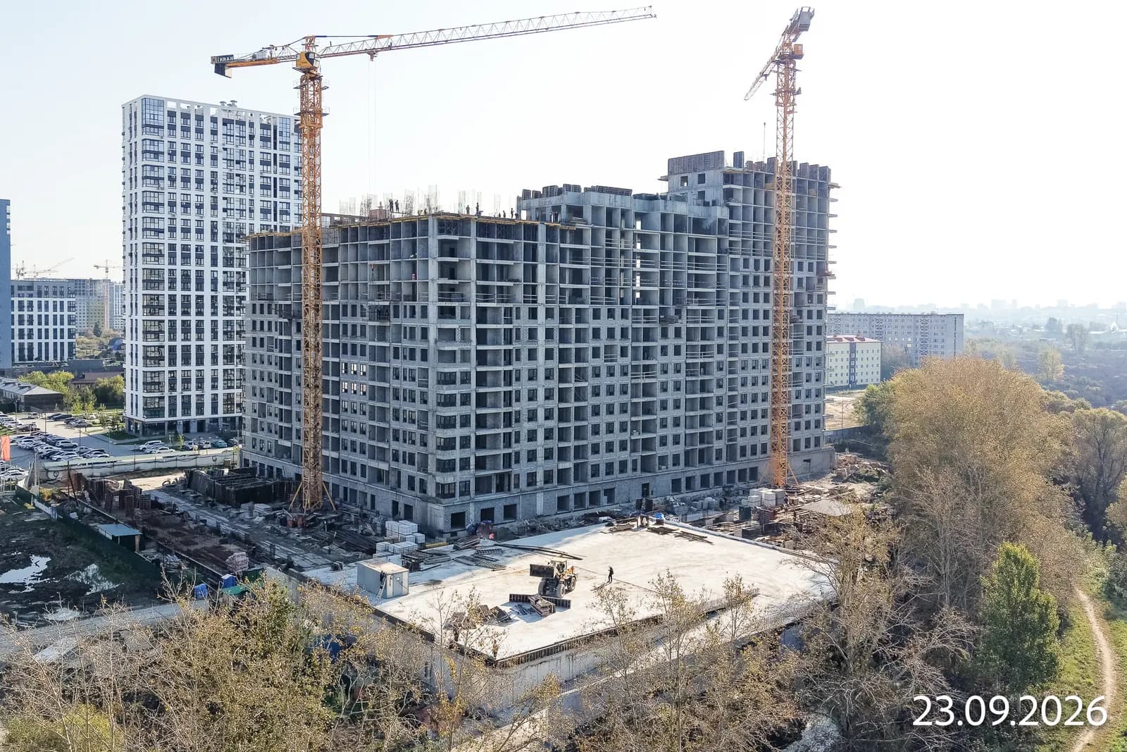 Чемпионский: ход строительства, сентябрь 2026