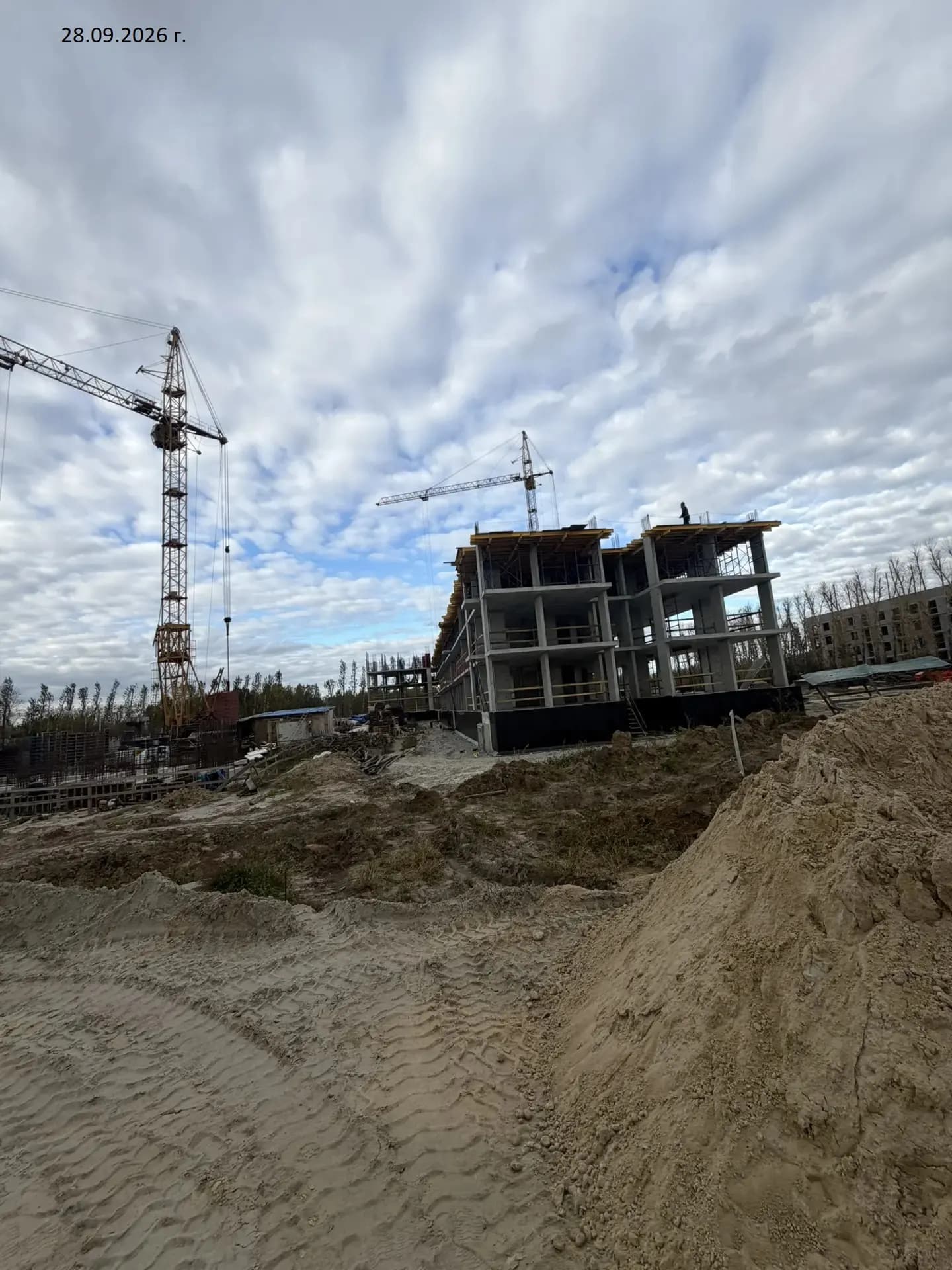 Зеленые аллеи: ход строительства, сентябрь 2026