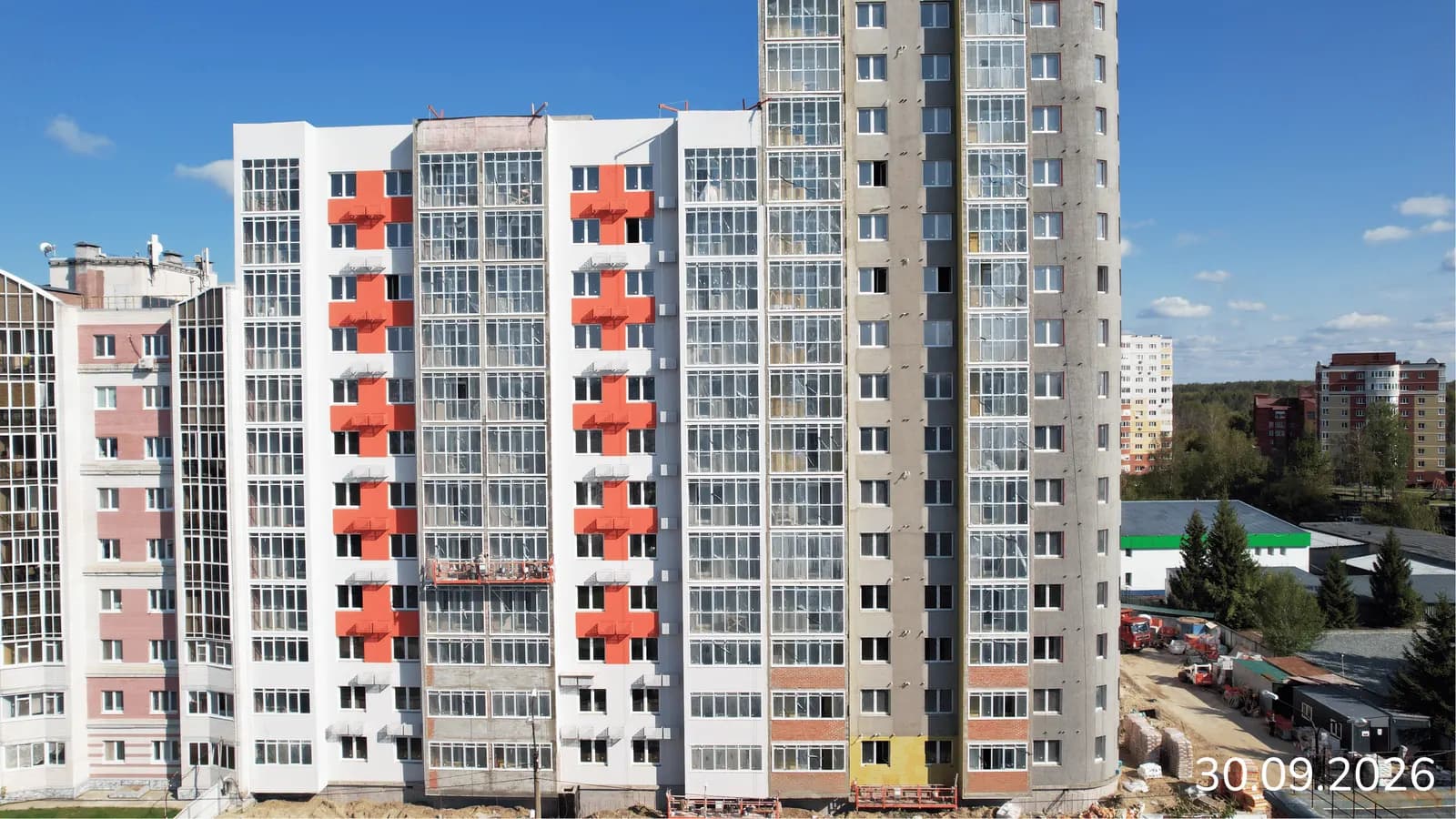 на Знаменского: ход строительства, сентябрь 2026