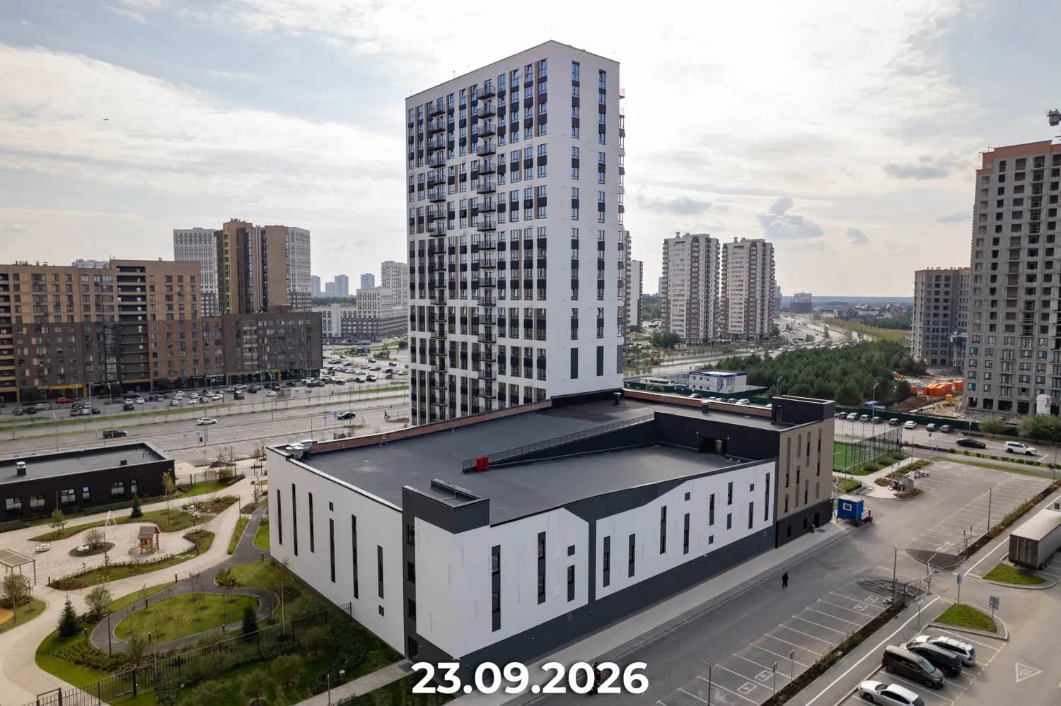 ПРЕО город в слободе: ход строительства, сентябрь 2026
