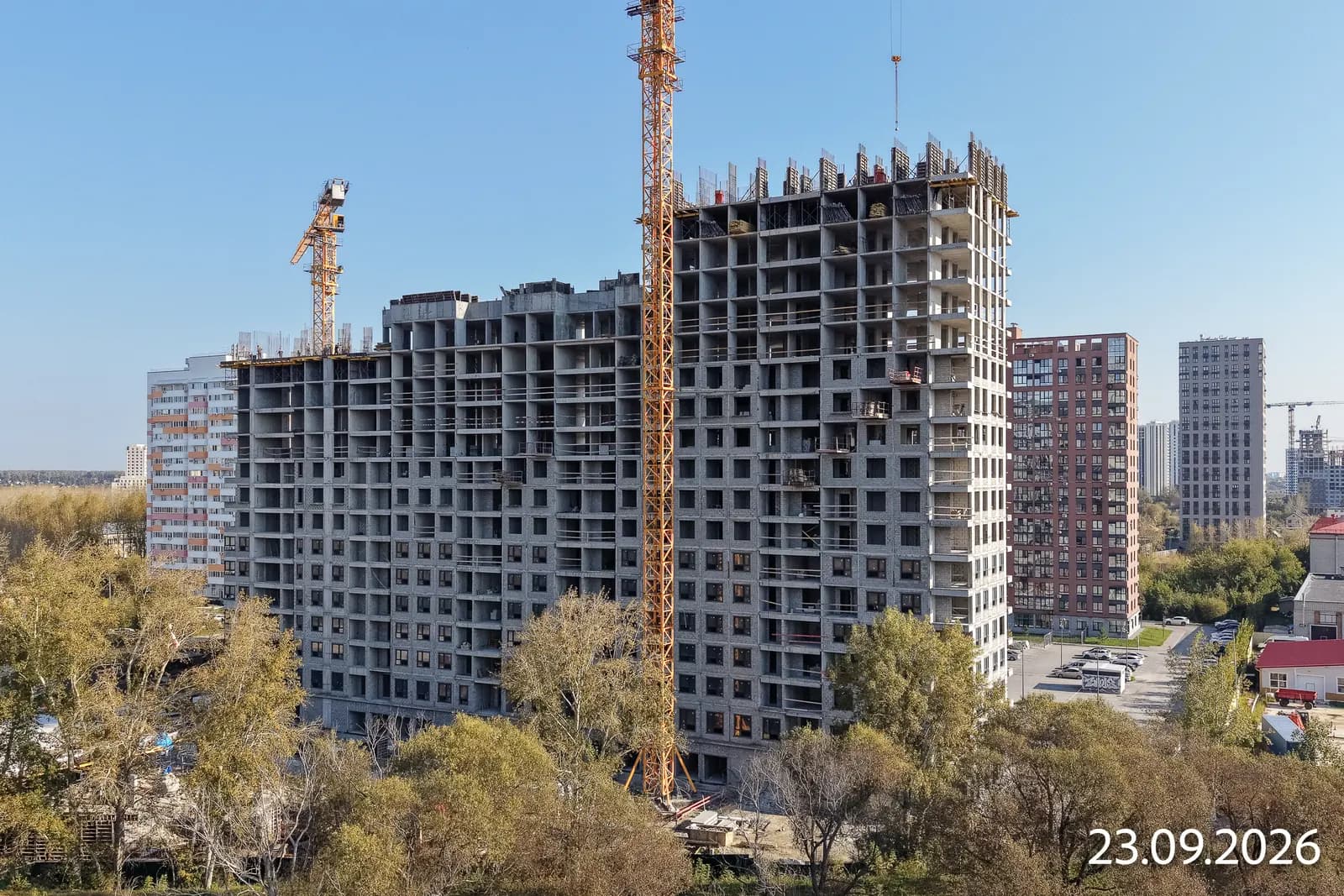 Чемпионский: ход строительства, сентябрь 2026