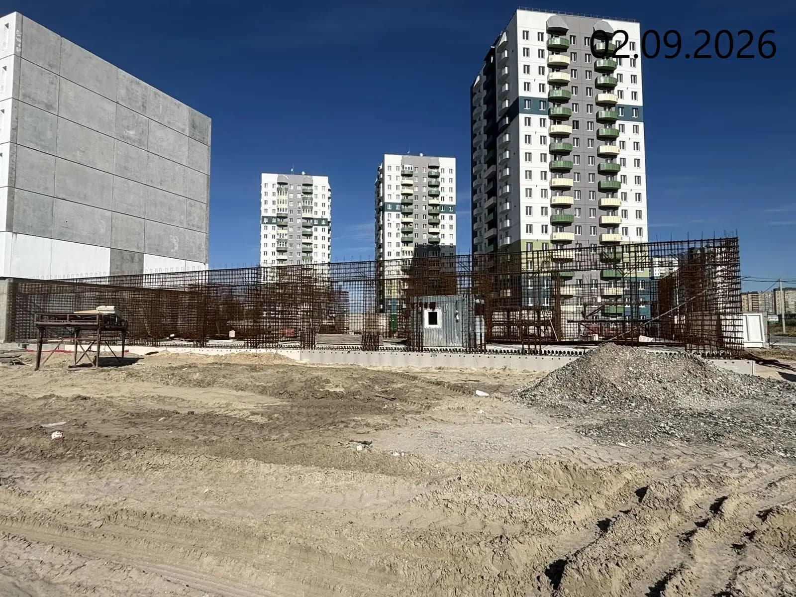 Жилой дом, Тюмень, Тамары Сатюковой: ход строительства, октябрь 2026