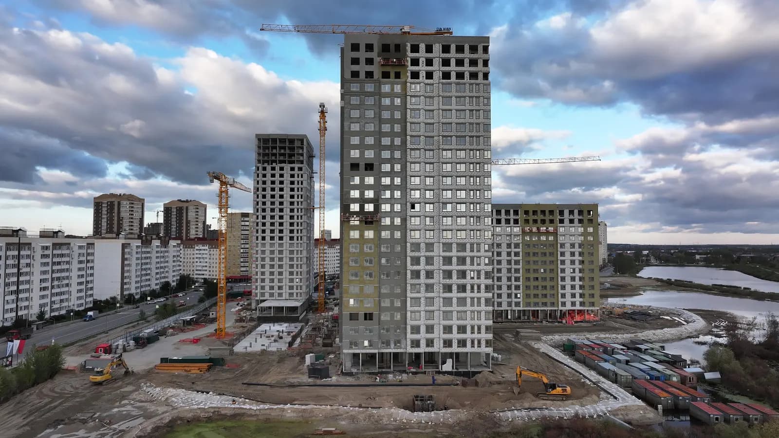 Городские кварталы Чистые пруды: ход строительства, сентябрь 2026