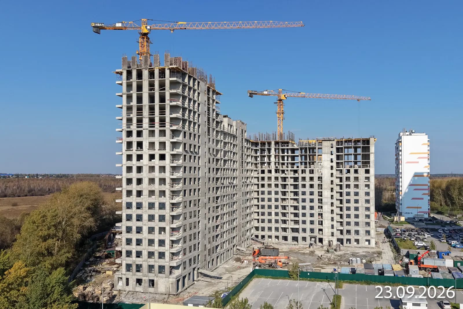 Чемпионский: ход строительства, сентябрь 2026