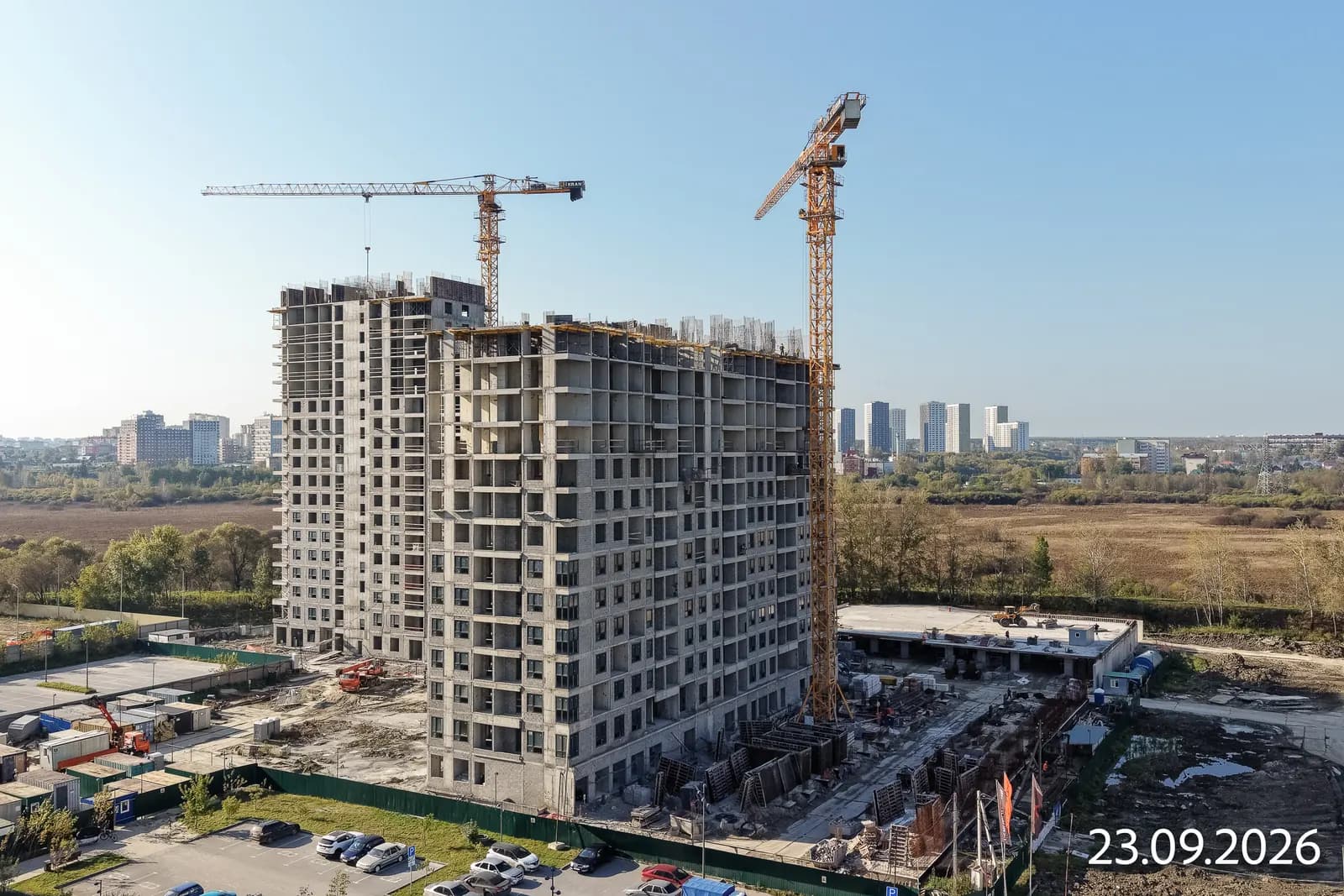 Чемпионский: ход строительства, сентябрь 2026