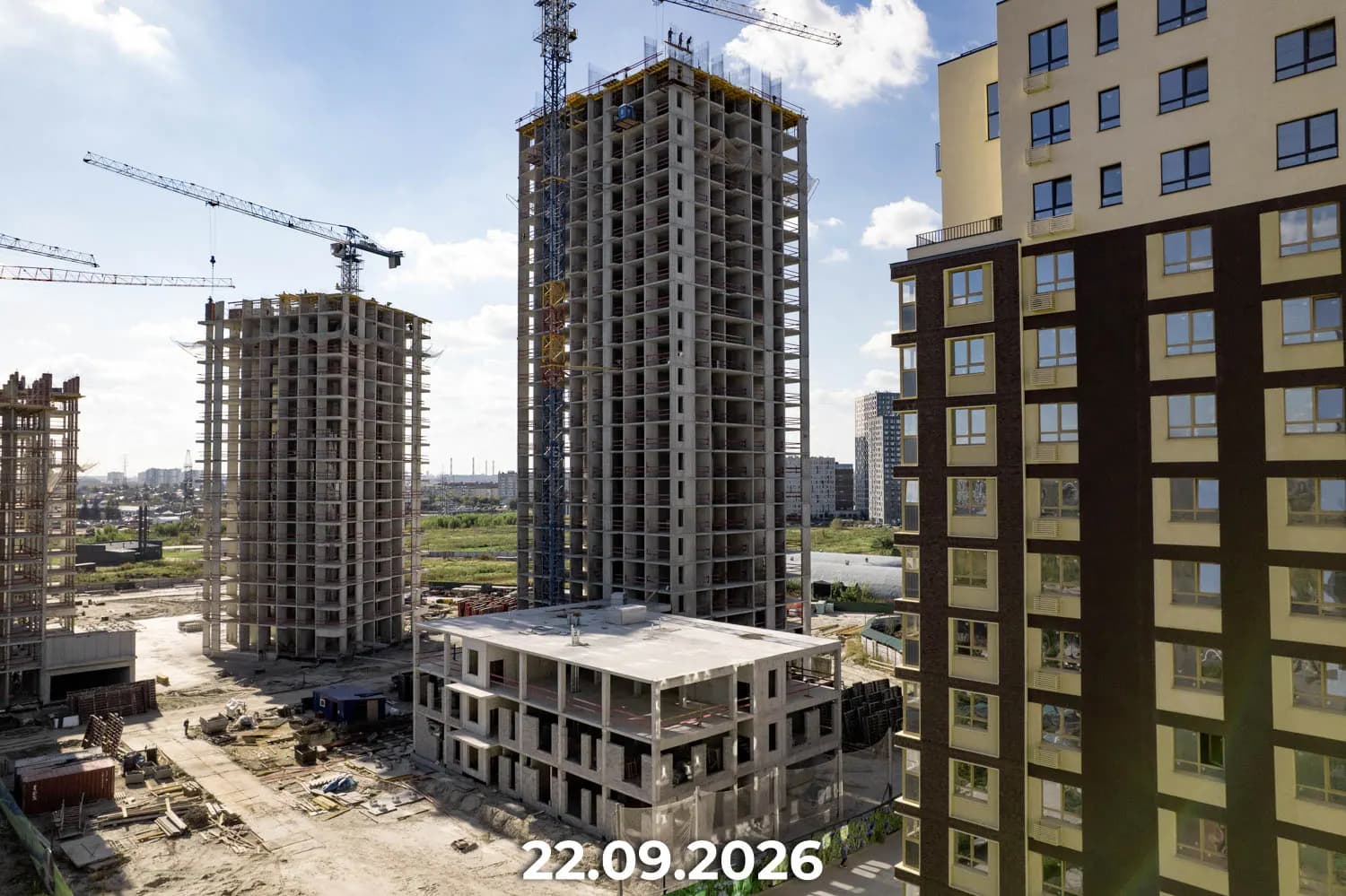 ЖР Мириады: ход строительства, сентябрь 2026