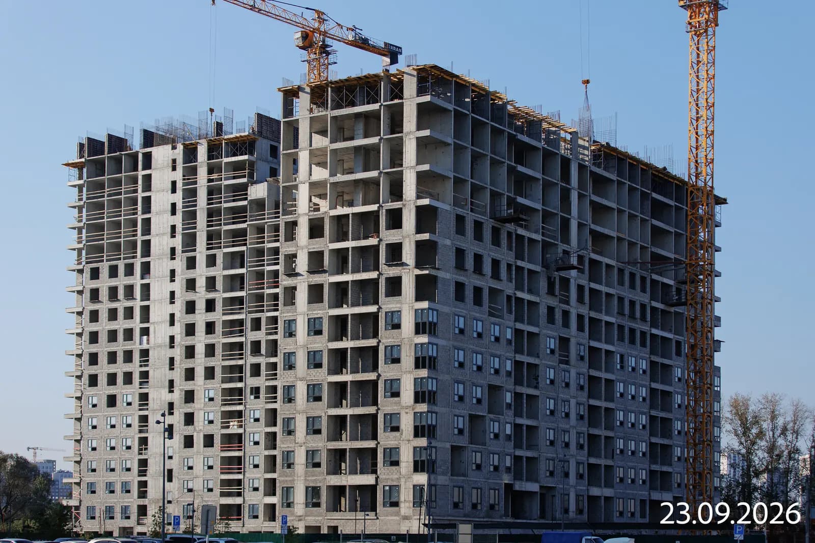 Чемпионский: ход строительства, сентябрь 2026