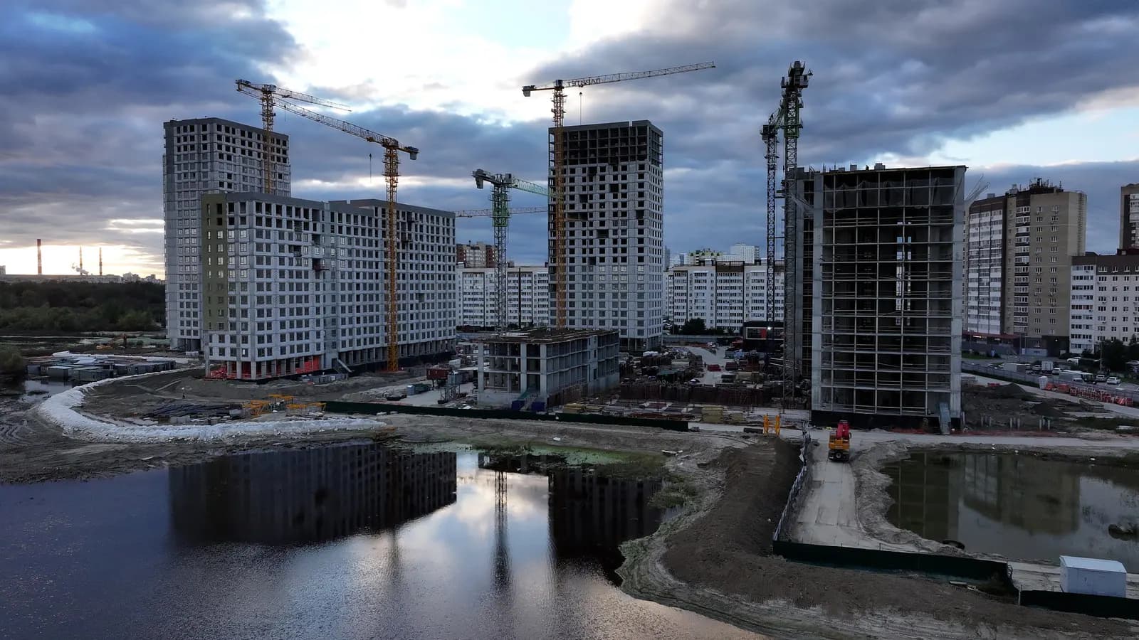 Чистые пруды: ход строительства, сентябрь 2026