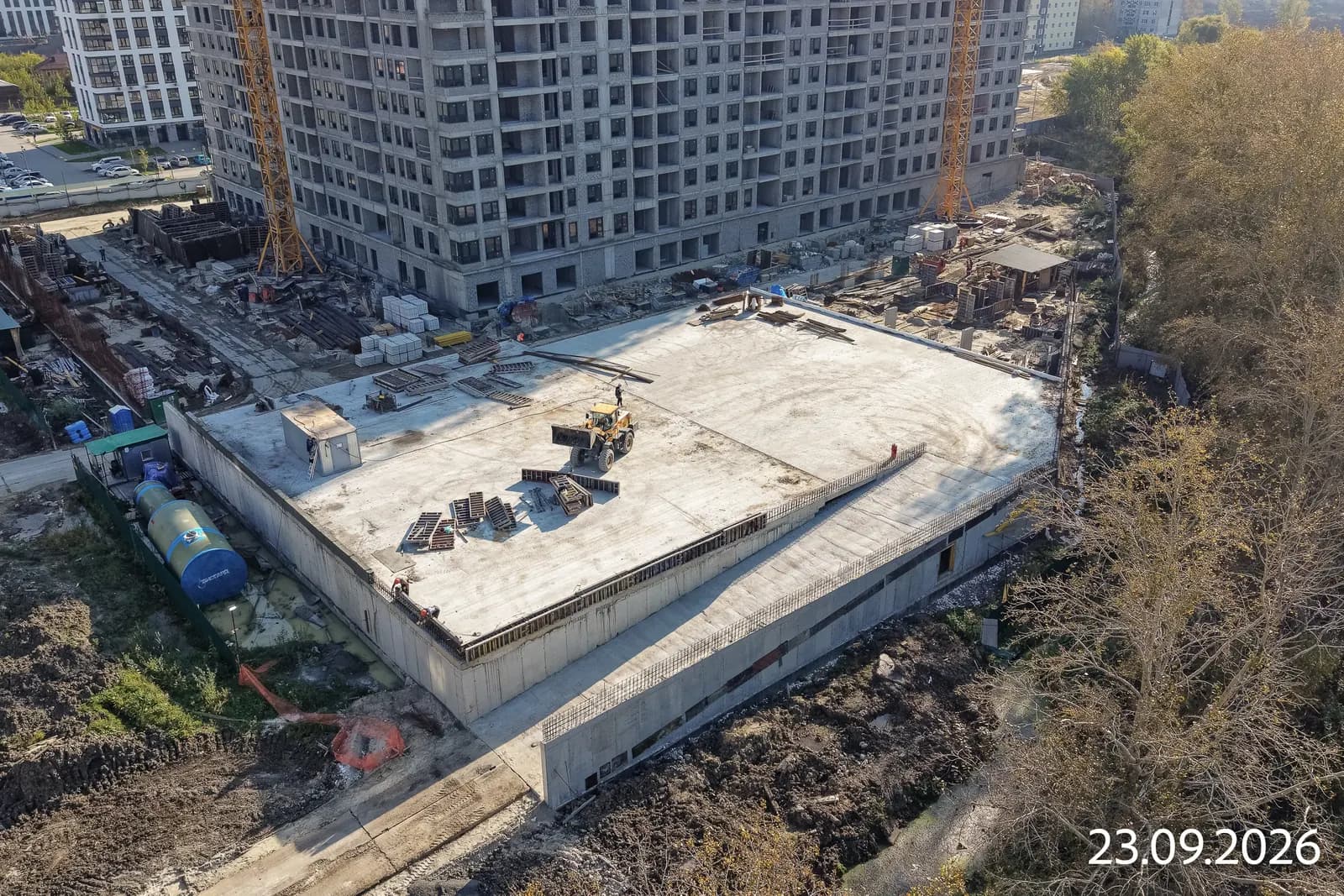 Чемпионский: ход строительства, сентябрь 2026