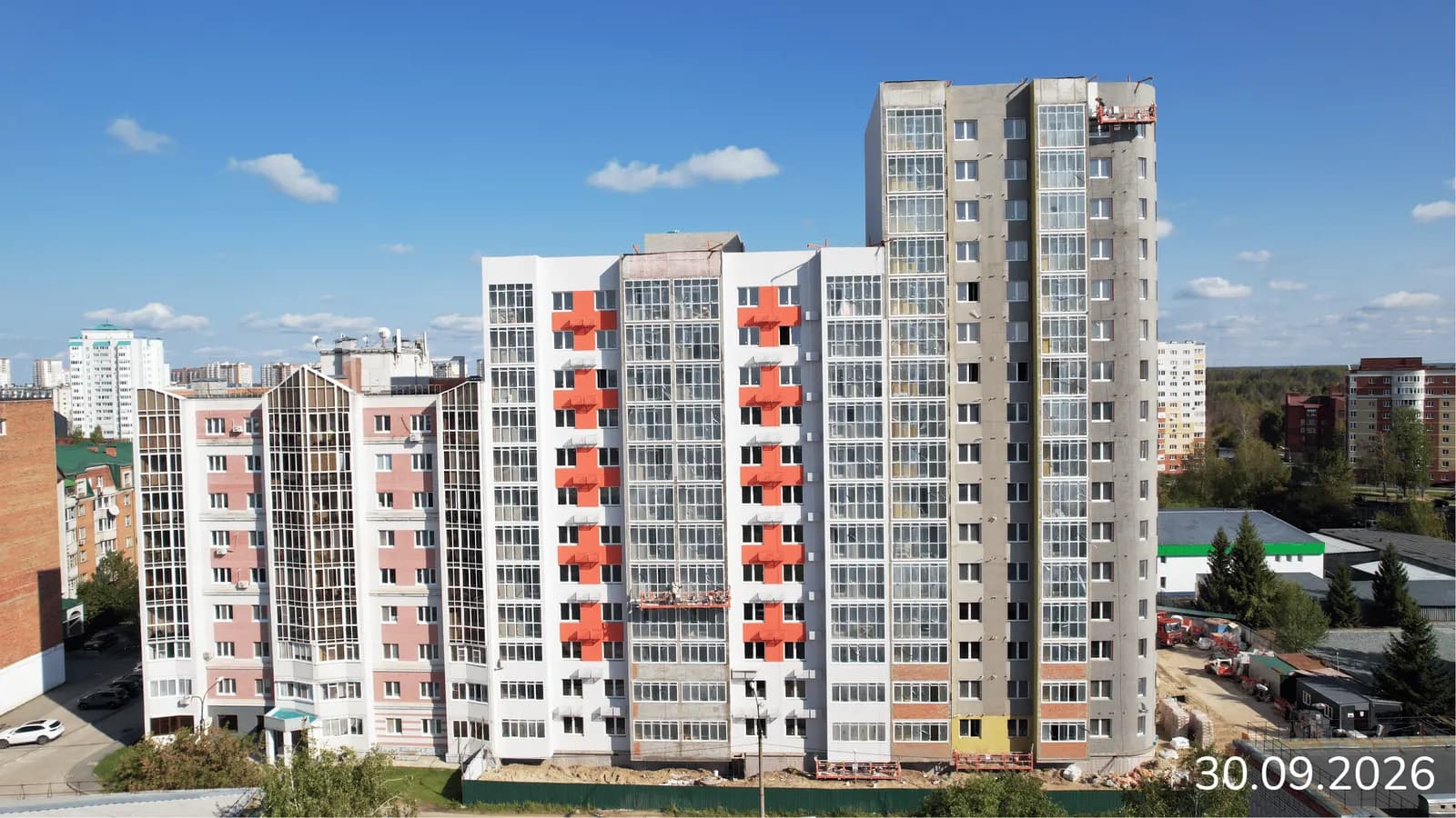 на Знаменского: ход строительства, сентябрь 2026
